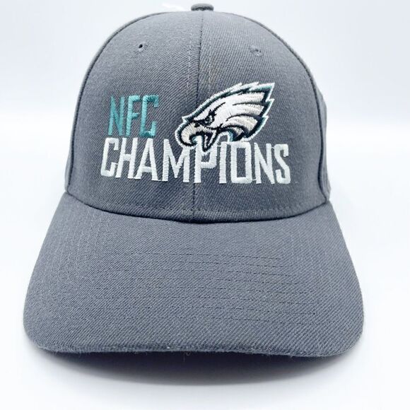 NFC Champions Philadelphia Eagles 9Forty New Era 2017 ball cap hat - Picture 1 of 11